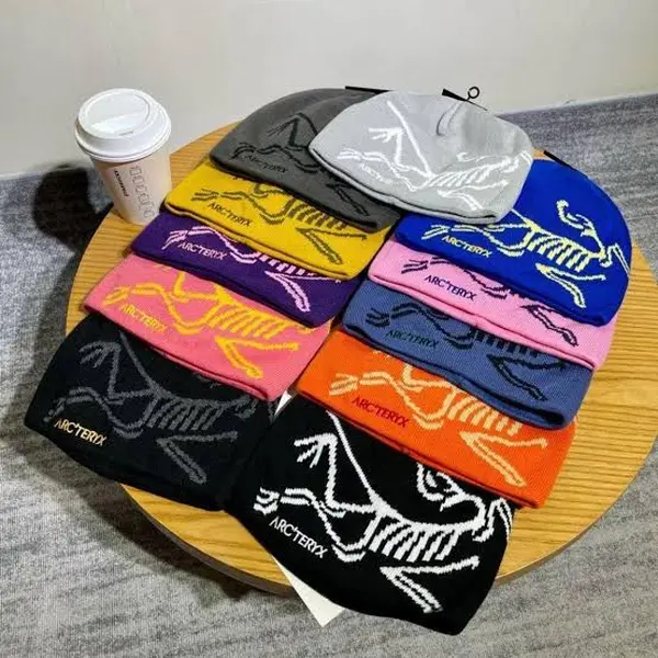 ARC'TERYX Skeleton Graphic Knit Beanie - Unisex Warm Winter Skull Cap, Soft Stretch Outdoor Ski Hat, Gorpcore Streetwear Accessory