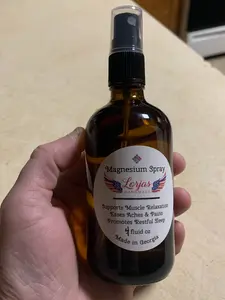 Magnesium Spray - Unscented for Pain, Stiffness, and Reducing your Deficiency of Magnesium by LorJas Handmade