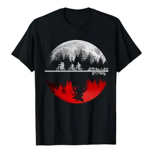Welcome To The Upside Down T-Shirt, 100% cotton Demogorgon Stranger Tee, Unisex Hawkins Upside Down Vecna Shirt,  Nostalgic TV-Themed Top