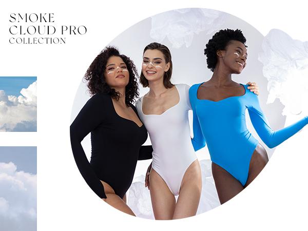 PUMIEY Sweetheart Neck Long Sleeve Bodysuit Snap Closure Womenswear skims Tops Underwear Lady Comfort Longsleeves Basic Minimalist bodysuit  chanclas candice  swanepoel