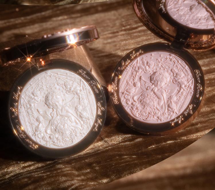 Flower Knows Little Angel Collection Embossed Highlighter, shimmer, makeup, cosmetic, silky, longlasting, dealsforyoudays