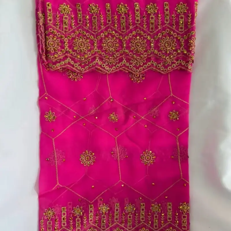 Elegant Embroidered Headscarve