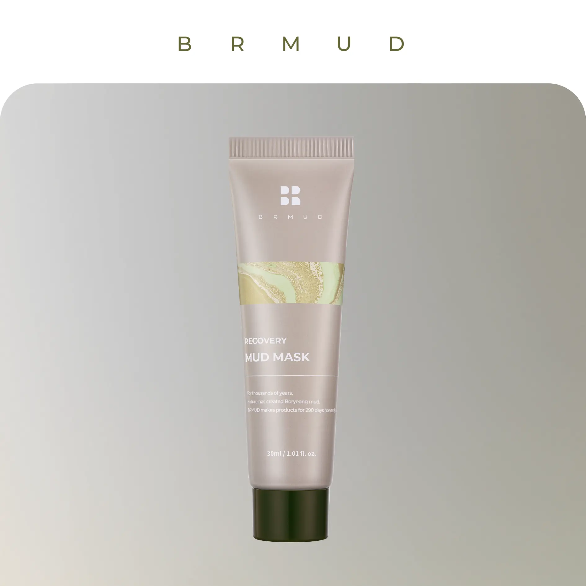 [Official Shop] BRMUD Relief Mud Mask 30ML - Travel Size, Moisturizing 30% Boryeong Mud Formula for Relaxation and Skin Care - Hydrate, Moisture, Pore care, All Skin Type