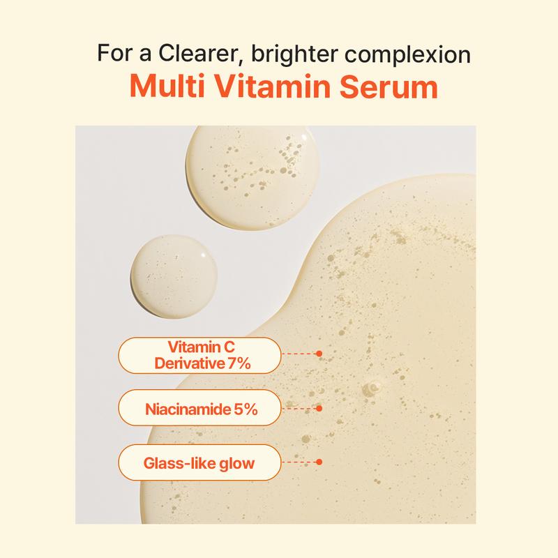[Heimish RX] Multi Vitamin Glow Serum 35ml Brightening & Hydrating | Vitamin C + B3, B5, B9 | Lightweight & Fast-Absorbing