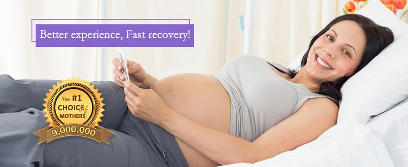 Grownsy Postpartum Essentials Recovery Kit, Labor Delivery Mom Care Set, Includes Upside Down Peri Bottle, Perineal Spray, Cooling Pad Liners, Ice Packs & Disposable UnderwearKit