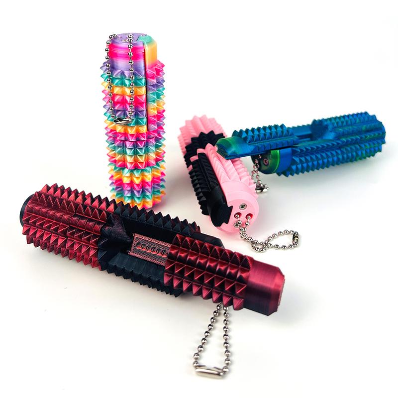 Little Ouchies Grippie 5-in-1 Design for Stress Relief, Button Clicks, Spinners, Portable Stim Tool,Spiky Grippie Stim, 3D Printed Toys Pain Stim Fidget, Pocket Mini Fidget Toy for Adults Novelty Gifts,Grippie stim keychain Little Ouchies Grippie 5-in-1 Design for Stress Relief, Button Clicks, Spinners, Portable Stim Tool,Spiky Grippie Stim, 3D Printed Toys Pain Stim Fidget, Pocket Mini Fidget Toy for Adults Novelty Gifts,Grippie stim keychain