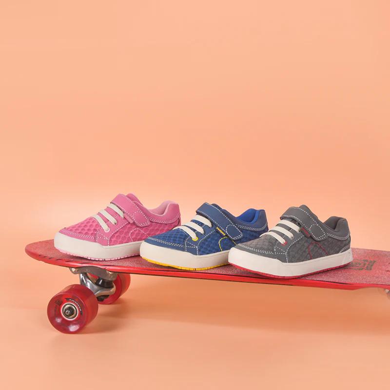 Pediped Dani - Originals/ Grip 'n' Go/ Flex Blue/Lime Comfortable & Durable Shoes for Growing Feet Secure Fit & Flexibility American Podiatric Medical Association Approved