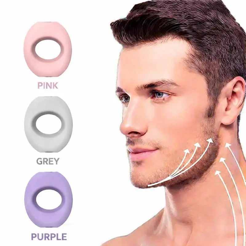 Jawline Exerciser - Powerful Unisex Facial Beauty Instrument, Facial Shaping Self Care Tool for Adults, Double Chin Reducer, Firming/Lifting Neck Trainer, Indoor Recreation Equipment, Facial Shaping Tool