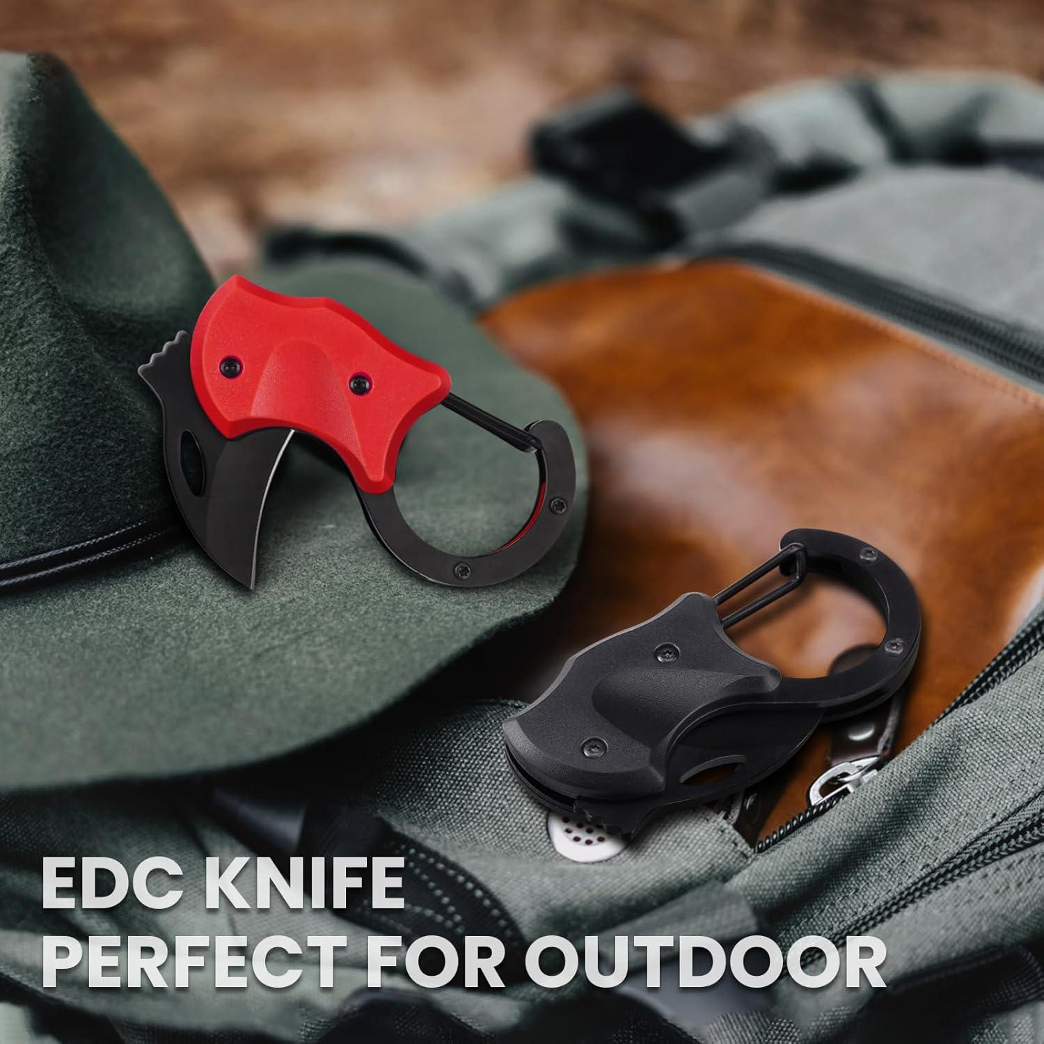 VAYWET Pocket Small Knife For Men Women Cool Folding Knife Box Cutter, EDC Toy Knives for Everyday Carry, Carabiner Mini Keychain Utility Knife Ideal Anniversary Birthday Christmas Gifts Gadgets Stocking Stuffers Box Cutter Outdoor Camping Fishing Hiking VAYWET Pocket Small Knife For Men Women Cool Folding Knife Box Cutter, EDC Toy Knives for Everyday Carry, Carabiner Mini Keychain Utility Knife Ideal Anniversary Birthday Christmas Gifts Gadgets Stocking Stuffers Box Cutter Outdoor Camping Fishing Hiking