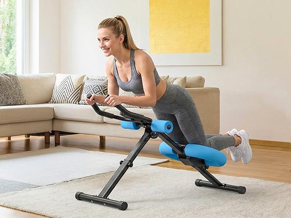 Foldable Ab Machine for Home Workouts – Adjustable Abdominal Trainer with Knee Protection, Compact Core Strengthening Equipment for Home Gym – Space-Saving Design Foldable Ab Machine for Home Workouts – Adjustable Abdominal Trainer with Knee Protection, Compact Core Strengthening Equipment for Home Gym – Space-Saving Design
