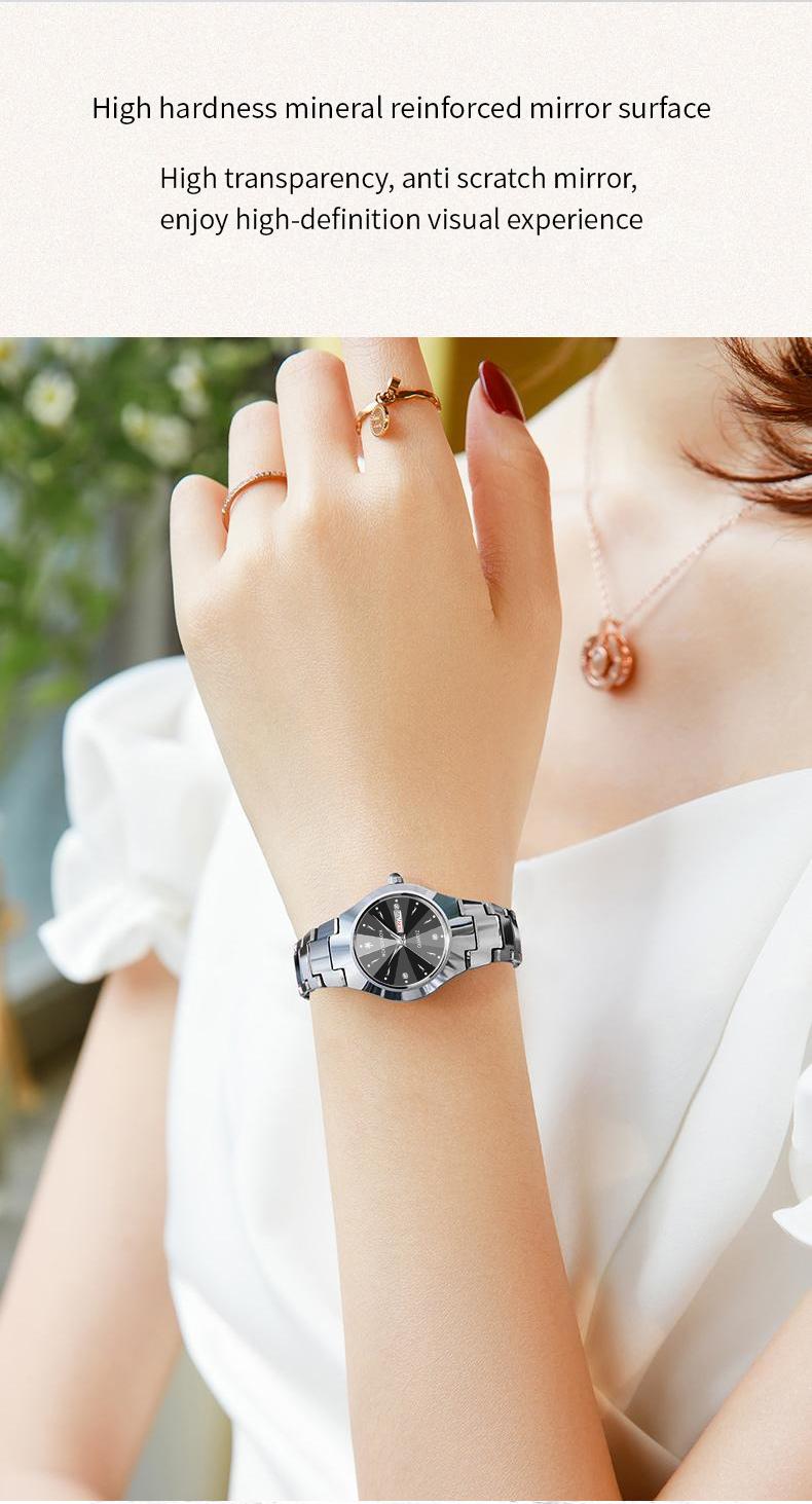 BOGEVNOR Women’s Watch, Ins-Style Minimalist Design, 2026 Valentine’s Day Gift, Water-Resistant, Luminous, Adjustable Strap, Elegant & Stylish — Perfect for Gifting