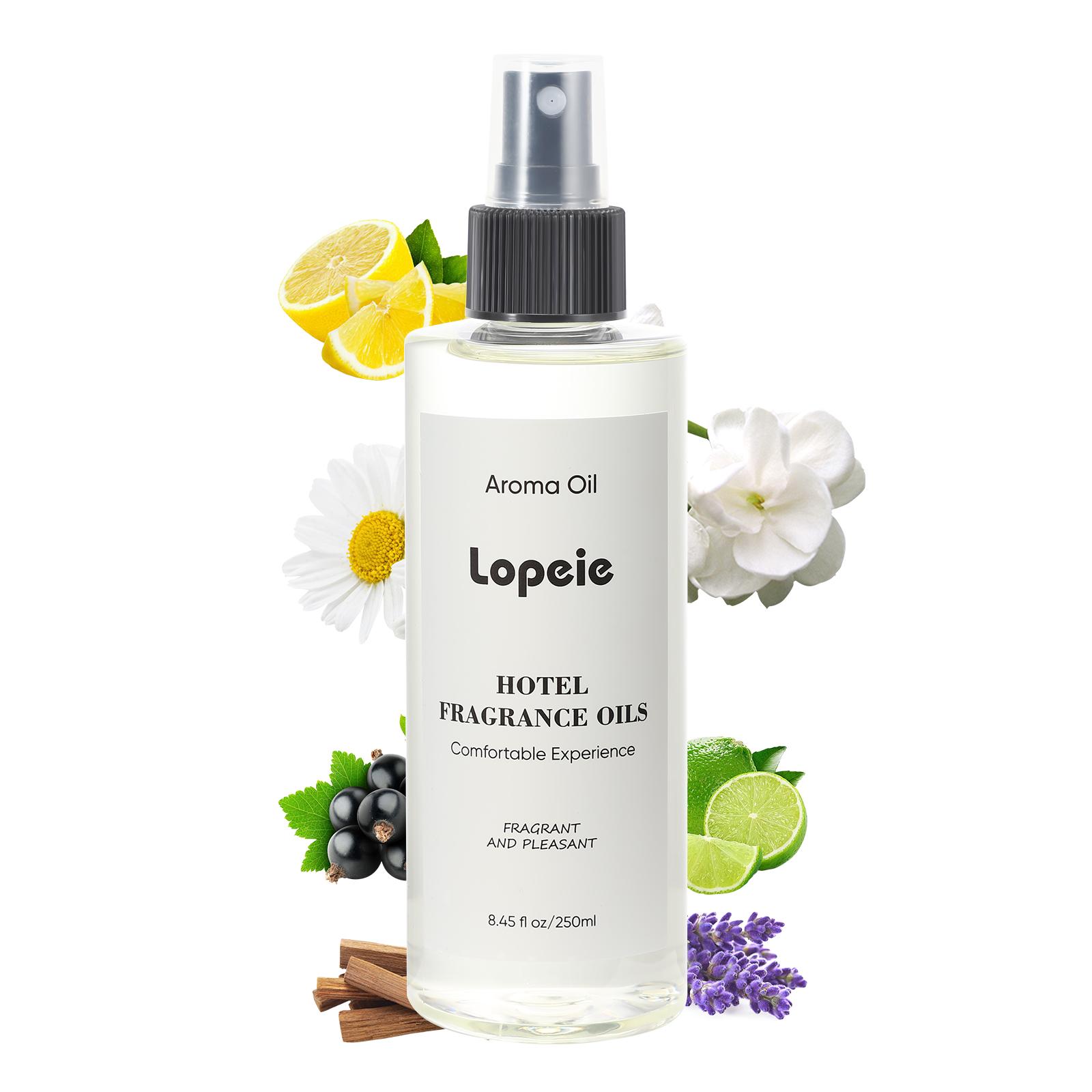 Lopeie Hotel Diffuser Oil Refill Inspired By The Ritz-Carlton Hotel- 250 ml 8.45 fl oz -Aromatherapy Essential Oil- Lemon,Lavender&Wood Notes-Ideal for Ultrasonic And Waterless Diffusers Pleasant Fragrant