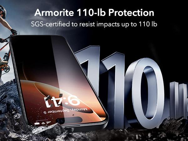 ESR 3 Pack 9H+ Glass for iPhone 17 16 15 14 13 Screen Protector Military Grade Shatterproof Full Coverage Tempered Glass with Easy Installation Tool for Smartphone Protection ESR 3 Pack 9H+ Glass for iPhone 17 16 15 14 13 Screen Protector Military Grade Shatterproof Full Coverage Tempered Glass with Easy Installation Tool for Smartphone Protection