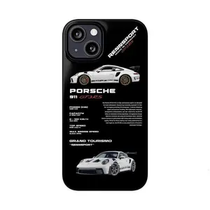 Iconic Porsche 911 GT3 RS Automotive Racing Design Tough Phone Case Shockproof for iPhone 11 12 13 14 15 16 17 Pro Max Plus