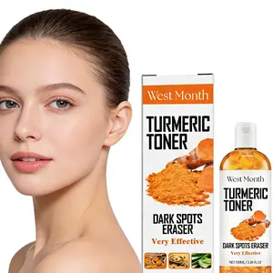 West Month Dark Spot-Reducing Turmeric Toner Deeply Hydrating, Firming, and Nourishing Facial Toner Moisturizing
