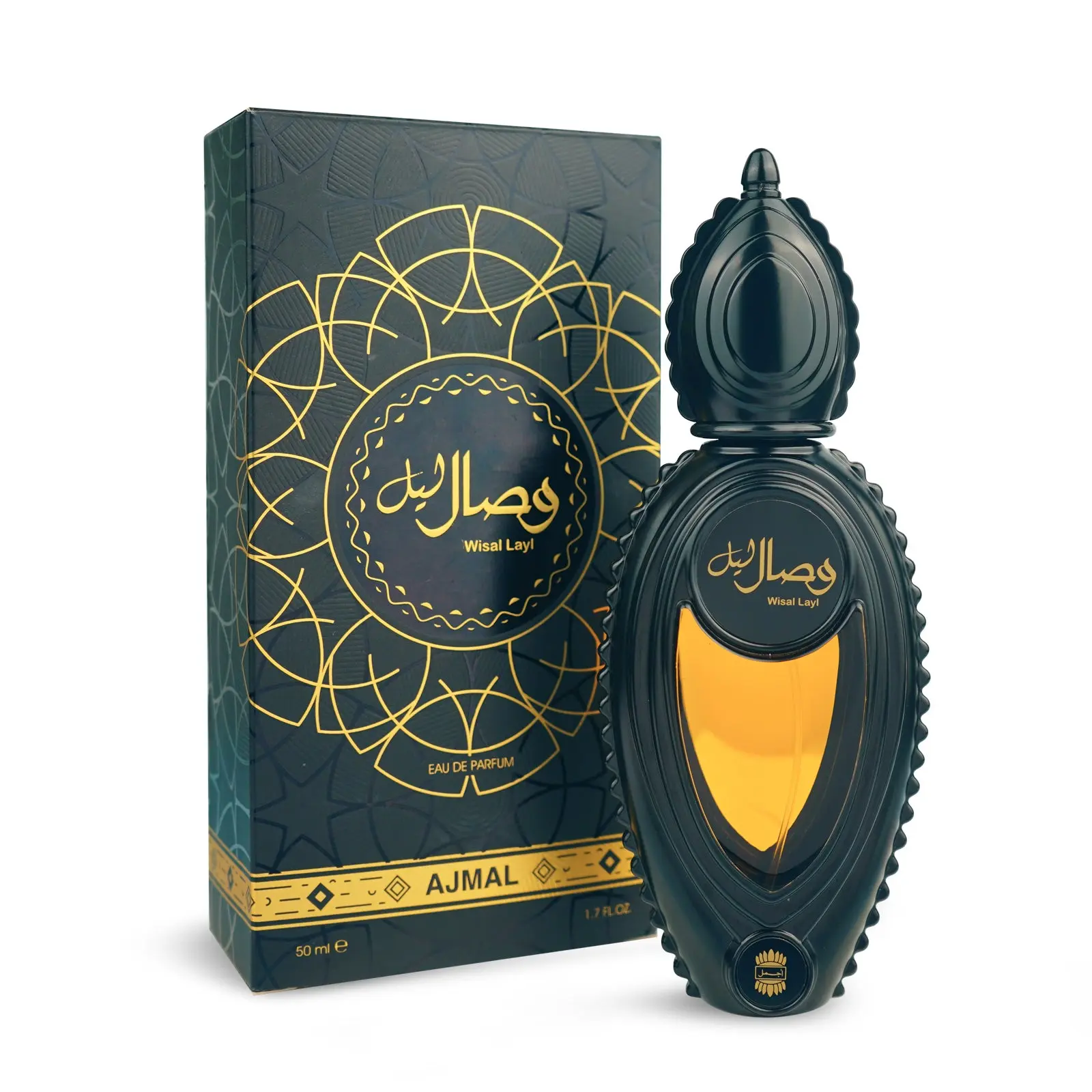 Ajmal Perfumes for Men Wisal Layl Eau De Parfum – 1.7 oz / 50 ml Perfume for Men| Everyday Long Lasting Masculine Fragrance | Spicy Oriental Perfume Fruity Spicy Oud Scent | Made in Dubai