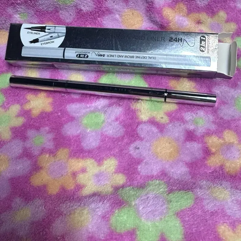 2 in 1 eyebrow pencil and eyeliner