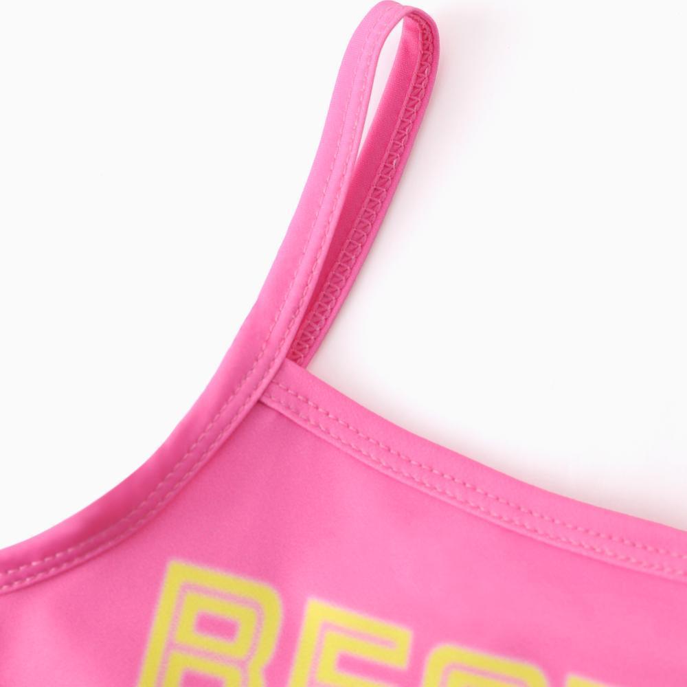 Disney Stitch & Scrump Girls 2-Piece Outfit - Pink Tank Top & Checkered Pleated Skirt Set Character Apparel for Toddlers & Little Girls, Summer Casual Set