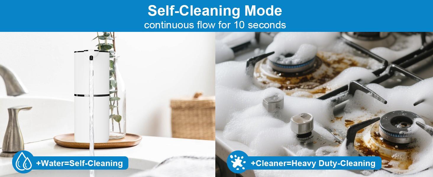 2 PACK Automatic Soap Dispenser USB Rechargeable Electric Liquid Soap Dispenser with Touchless Operation 6-Level Adjustable IPX5 Waterproof for Home Kitchen Bathroom