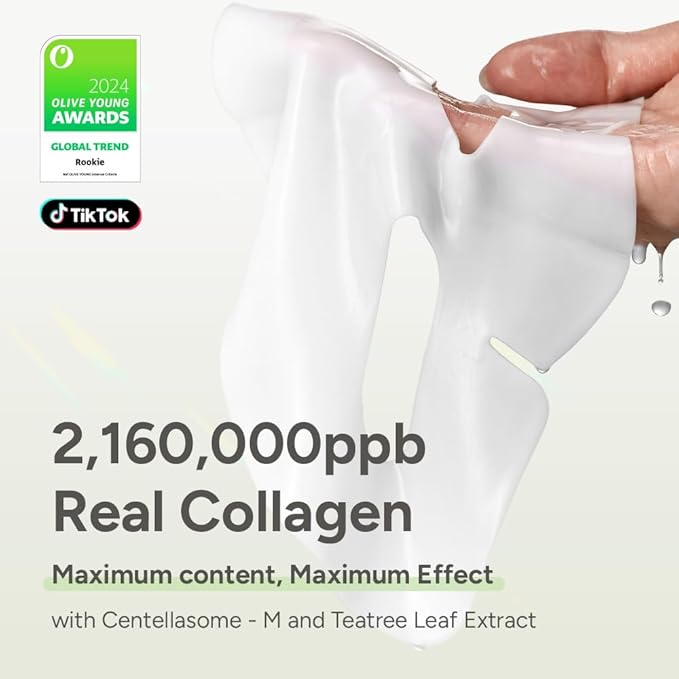 [Sungboon] Deep Collagen Cica Soothing Overnight Mask (4ea) | The OG Glowing Facial Mask for Calm & Clear Skin | Korean Skincare Essential