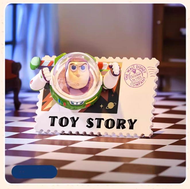 Disney Vintage Stamp Collectible Blind Box,6 Regular +1 Hidden,Mickey, Dumbo, Winnie the Pooh, Stitch and More,Nostalgic Miniature Display Art,Cute Desktop Decor, Gift for Fans & Collectors(Height 2.55"-3.74")