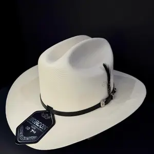 Sombrero Estilo Sinaloa Morcon Chaparral 1000X  (Black Feather)