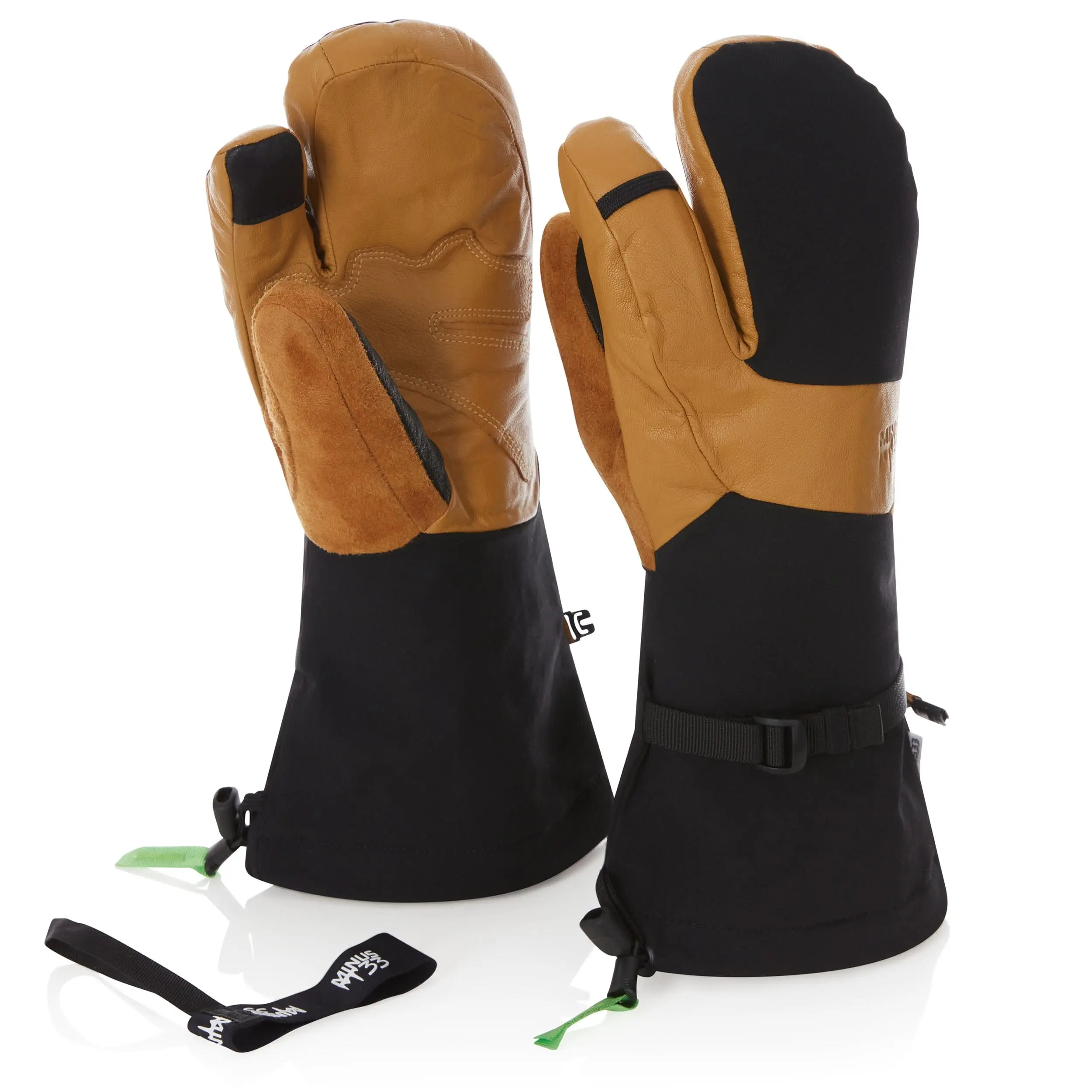 Minus33 - Heavyweight WoolTek Three Finger Waterproof Ski Gloves - Touchscreen Pads, PFAS-Free, 100% Waterproof, Winter Gloves for Hiking, Camping, Biking, Running, Fishing, Hunting, Snowsports
