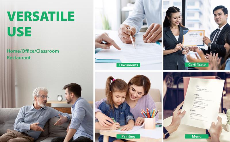 Suntiko Versatile Laminator Machine with Quick Warm-Up Fast Laminating for A4/A5/A6 Documents & Photos Lightweight Compact Design for Home Office School Use