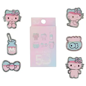 Loungefly Sanrio Hello Kitty 50th Anniversary Clear and Cute Mystery Box Pins