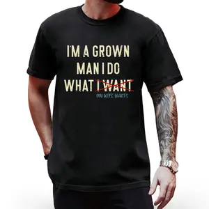 Respectful Husband Tee – I’m a Grown Man Who Follows His Wife’s Wishes, Humorous Dad Shirt