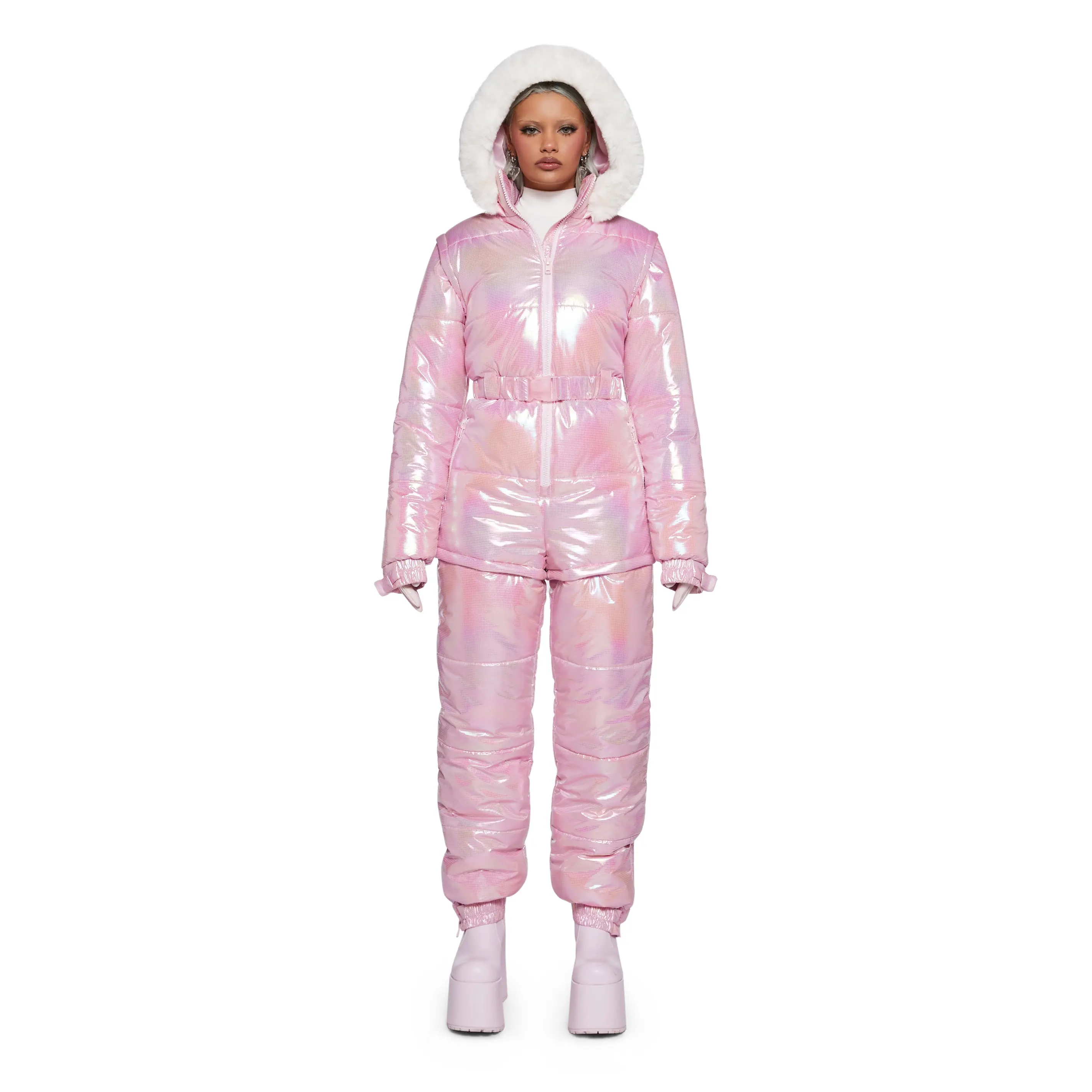 Frosted Glow Iridescent Snowsuit