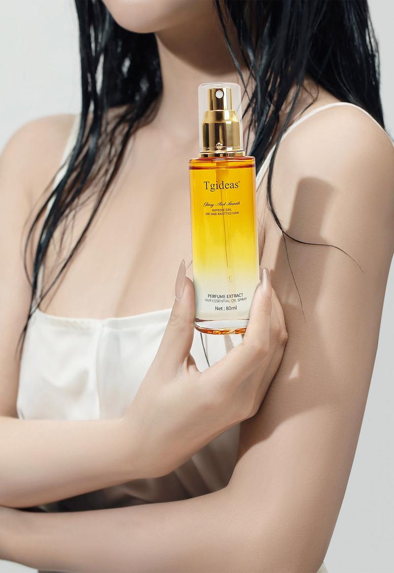 Tgideas 80ml Conditioning Oil Spray Scalp & Hair Strengthener Leave-In Conditioner Comforting