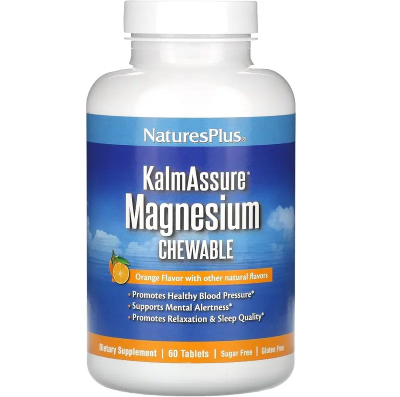 Natures Plus Kalm Assure Magnesium Chewable 60 Tablets