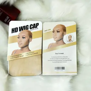 HD Wig Caps For Women 2 Count Transparent Breathable Bald Cap For Wig-1