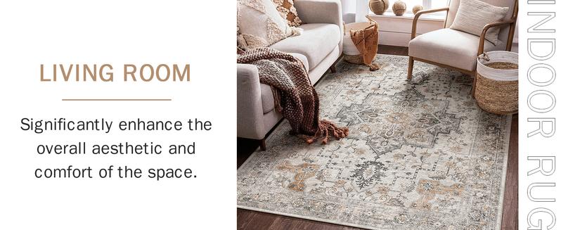 GENIMO Christmas Non Slip Area Rug for Living Room, Entryway, Bedroom, Kitchen and Corridor - Lightweight Mat, Machine Washable Low Pile Rugs GENIMO Christmas Non Slip Area Rug for Living Room, Entryway, Bedroom, Kitchen and Corridor - Lightweight Mat, Machine Washable Low Pile Rugs