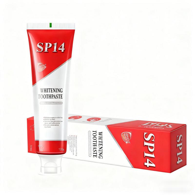SP14 Upgraded Whitening Toothpaste with Niacinamide Tackles Tough Stains Promotes Oral Health 120g
