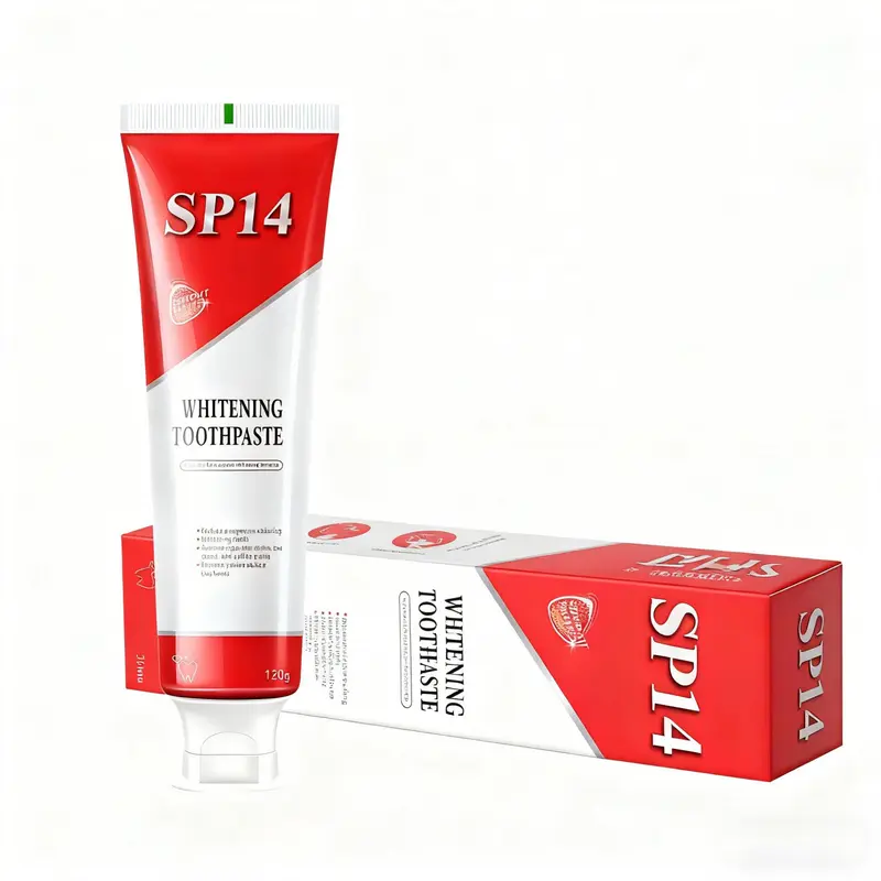 SP14 Upgraded Whitening Toothpaste with Niacinamide Tackles Tough Stains Promotes Oral Health 120g