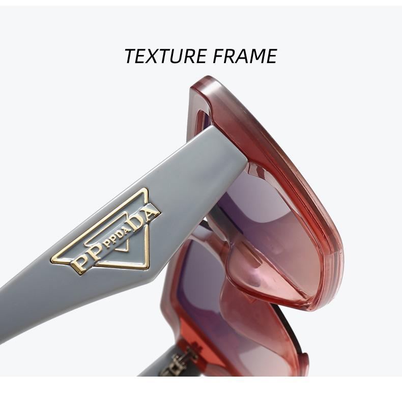 [WishOpen]2026 New Fashion Box Sunglasses Women's Small Fragrant Style Light Luxury Sunglasses UV resistant Large Frame Versatile Glasses