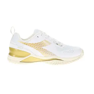 diadora Womens Blushield Torneo 2 All Ground Tennis Sneakers Shoes - White