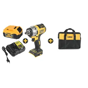 DEWALT DCF880 20V Brushless Impact Wrench with 205N M Battery & Detachable Tire Cordless Power Tool for High Torque & Speed