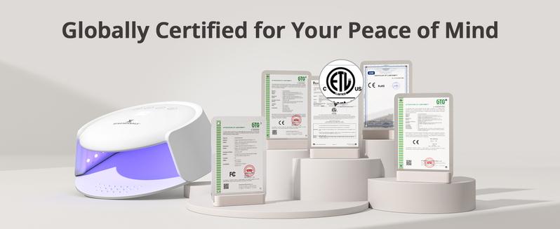 BTArtboxnails XCuringPRO Nail Lamp - Globally Certified Nail Dryer, Ecostead UV LED Beads Instant Cure Nail Light with 4 Timer, Smart Sensor, LCD Display for Curing Gel Nail Polish BTArtboxnails XCuringPRO Nail Lamp - Globally Certified Nail Dryer, Ecostead UV LED Beads Instant Cure Nail Light with 4 Timer, Smart Sensor, LCD Display for Curing Gel Nail Polish