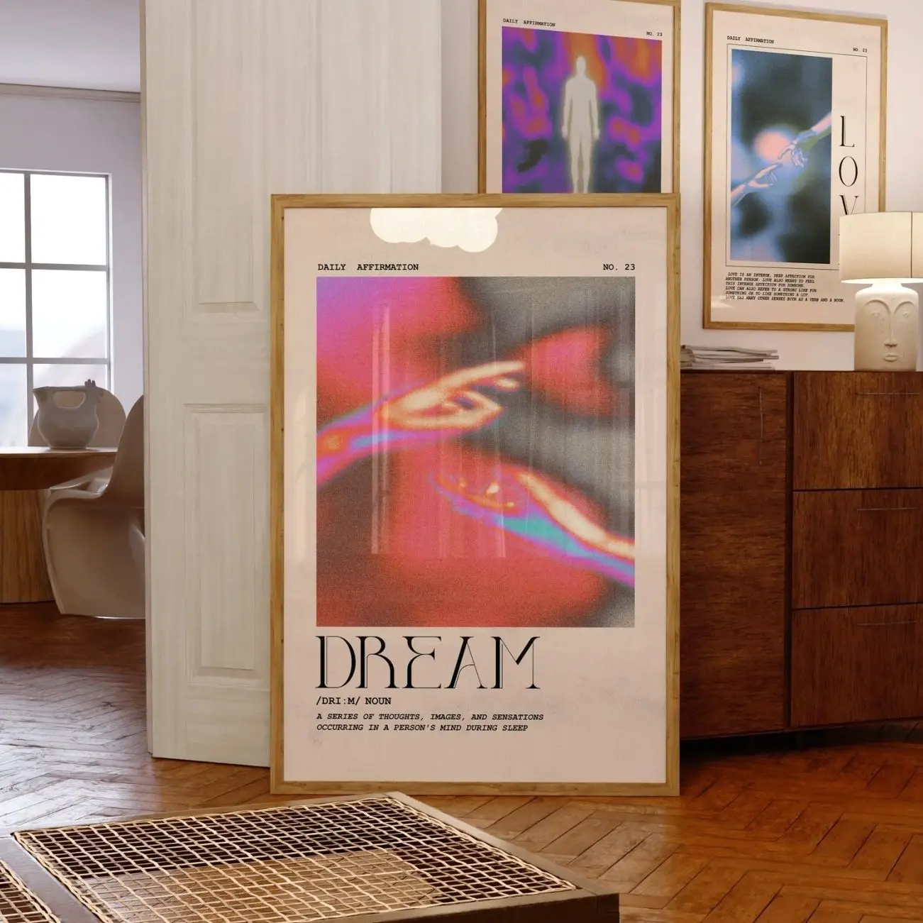 Aura Gradient Art Print, Y2k Home Decor 6
