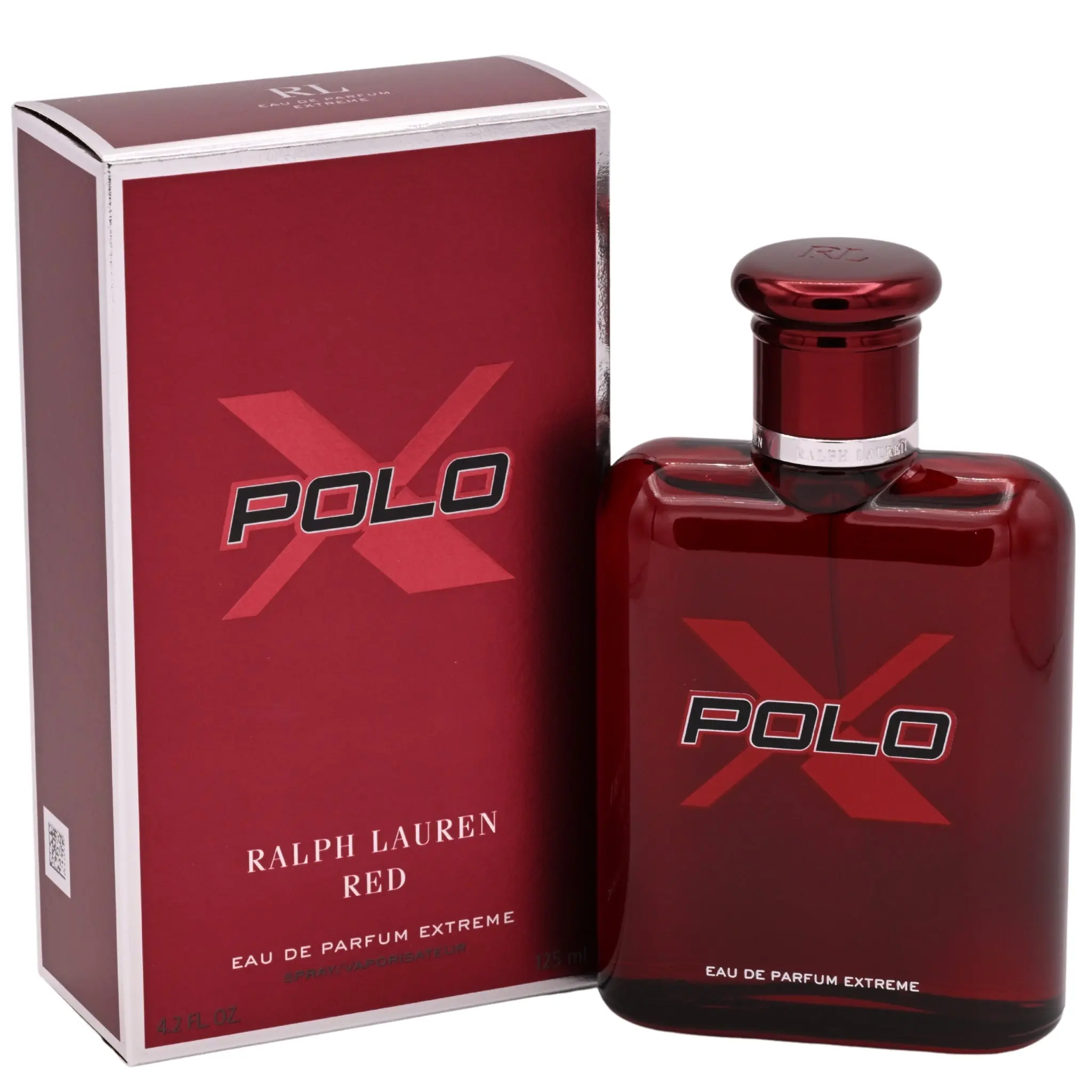 Men's Ralph Lauren Polo Red Extreme Eau de Parfum Spray - 4.2 oz/125ml Retail Box, Leather-Rich Scent with Blood Orange, Coffee, Bold Passionate Night Ready Fragrances Perfumes Cologne (Spray Form)