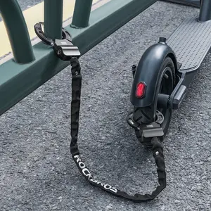 Scooter Chain Lock Anti-theft Copper Core Round Head Chain Durable Stronger E-bike Motorcycle MTB Road Bike Lock