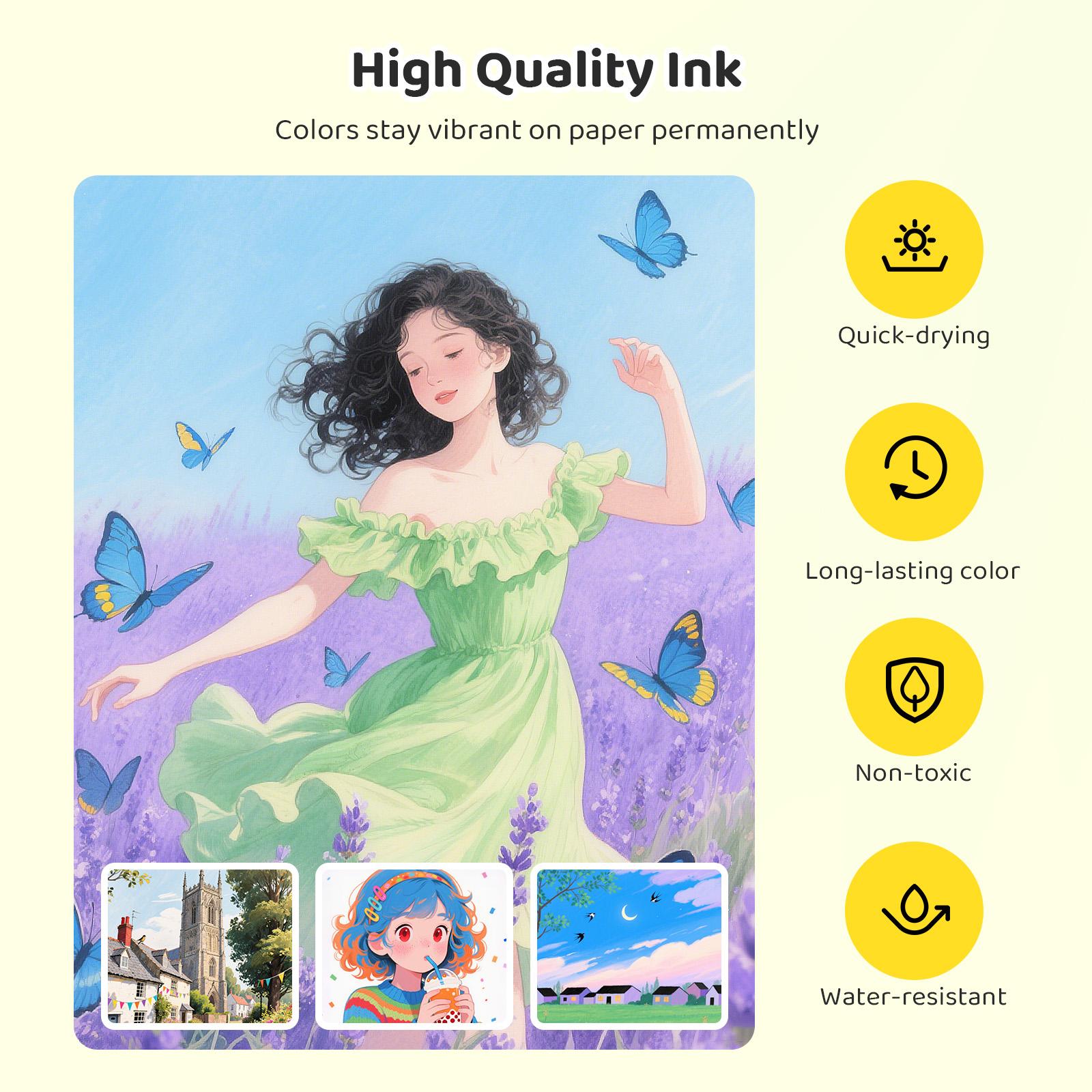 HOTU Dual Tip Alcohol Markers Set – 60/100/120Colors, Fine/Brush & Chisel Tips, Easy Blending, Safe Materials, Colorless Blender, Perfect for Kids & Artists, Sketching, Adult Coloring, Great Gift Idea