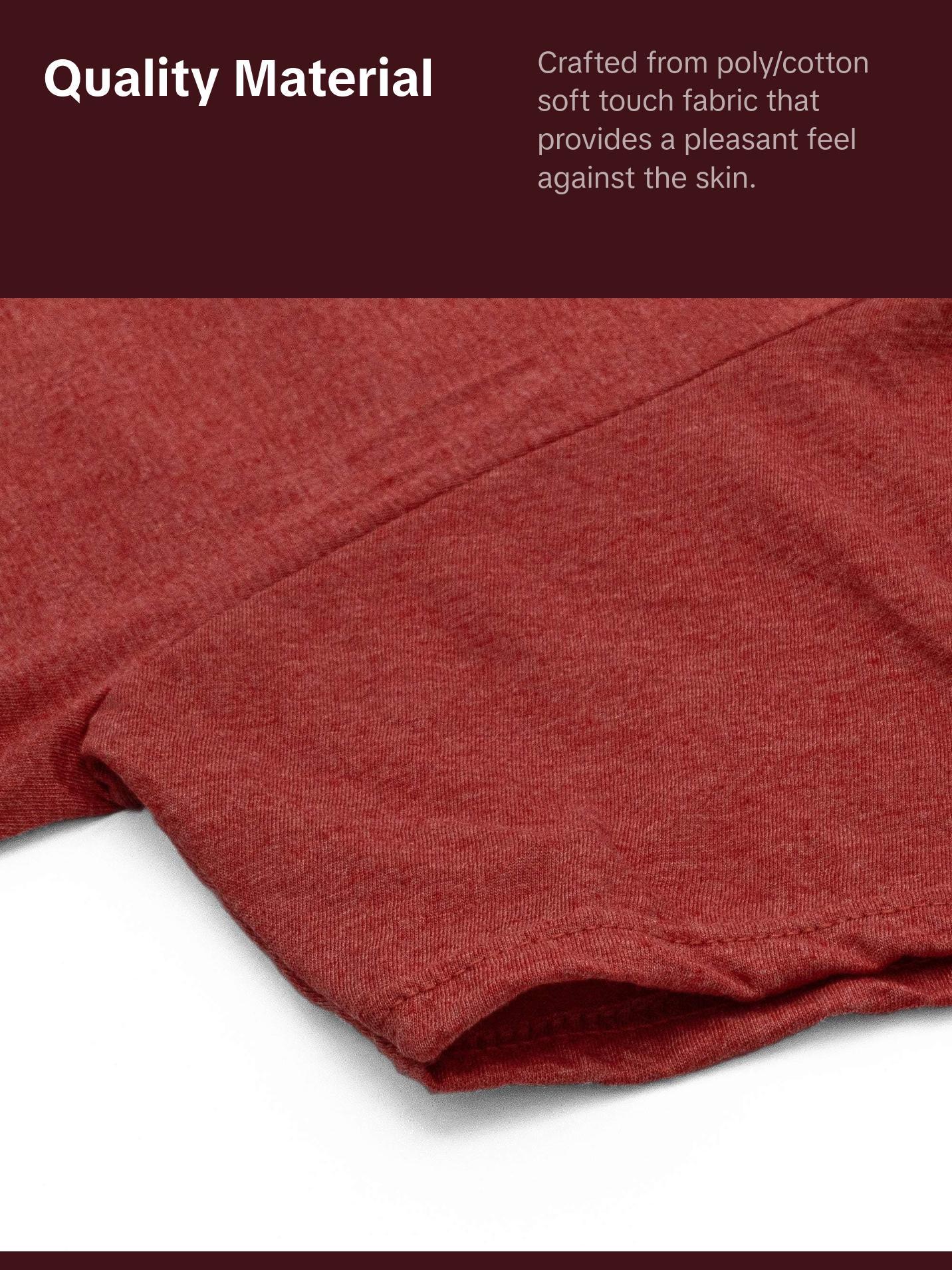 Babybel Snack Cheese Logo T-Shirt - Red Heather