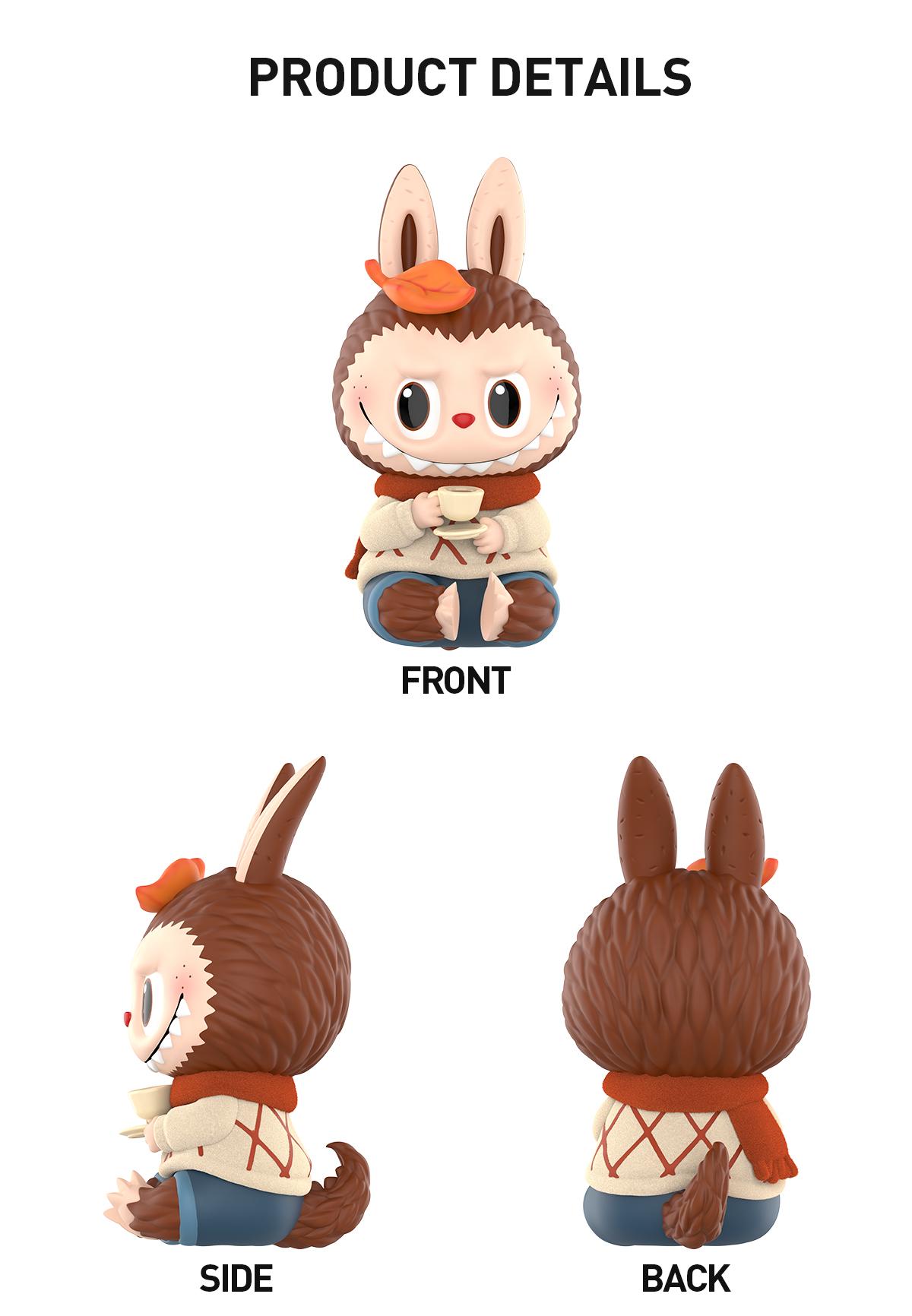 POP MART ZIMOMO Warm Sweater Figure, Labubu Collectible Toys