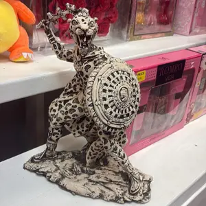 Aztec warrior made of bone and limestone