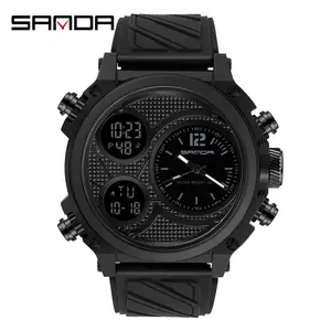 Men's Fashion Sports Digital Watch, Waterproof Wristwatch with Luminous Dial, Alarm and Date Display for Outdoor Activities
