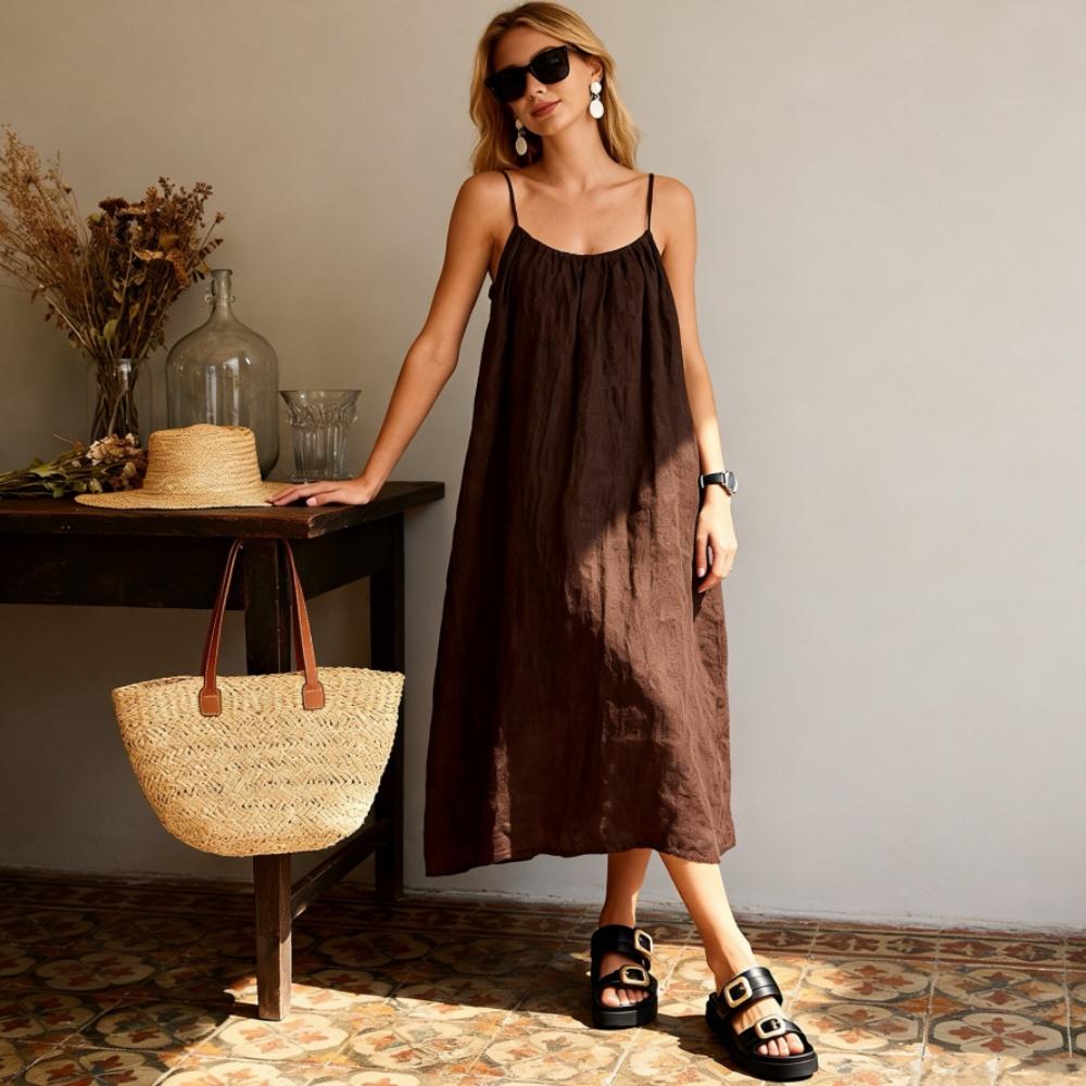 Women's Comfort Sandals – Dual Adjustable Buckle Slide, Arch Support, Breathable Summer Footwear for Daily & Outdoor Wear